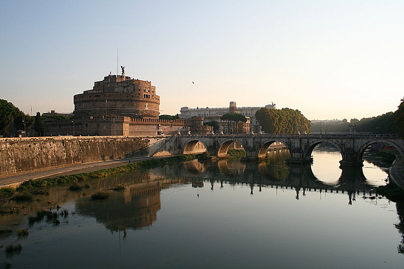 File:0 Château et pont Sant'Angelo - Rome (1).JPG