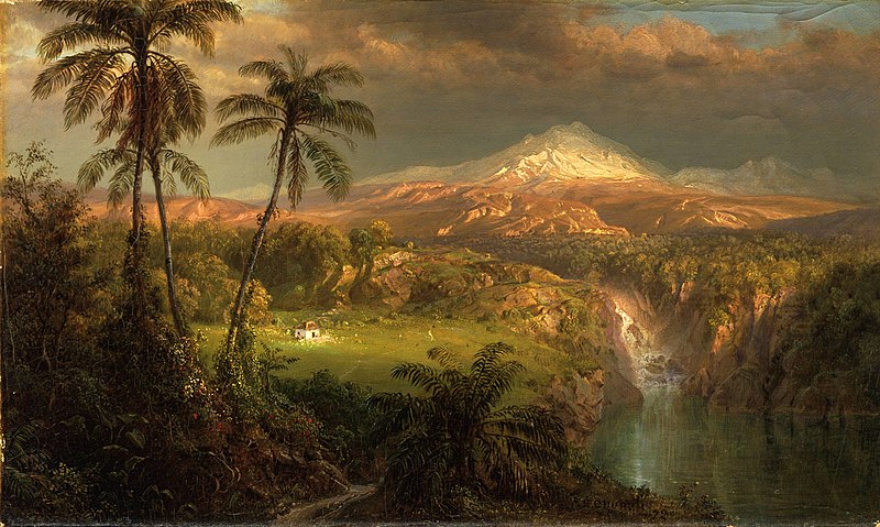 File:1872, Church, Frederic Edwin, Passing Shower in the Tropics.jpg