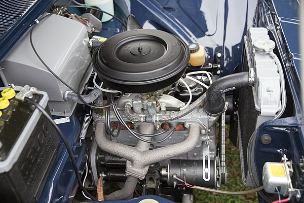 Right-hand side view of a 1967 11S engine (US-spec)