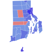 2012 Senat Amerika Serikat dalam pemilu di Rhode Island, hasil peta oleh kotamadya.svg