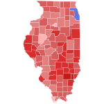 2014 Illinois gubernatorial election results map by county.svg