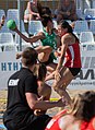 Deutsch: Beachhandball Weltmeisterschaften 2022; Tag 1: 21. Juli 2022 – Frauen, Vorrunde, Ungarn-Deutschland 0:2 (14:18, 17:20) English: 2022 Beach handball World Championships; Day 1: 21 July – Women Preliminary Round – Hungary-Norway 0:2 (14:18, 17:20)