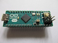Arduino micro Archived 2020-10-29 at the Wayback Machine (ATmega32U4)