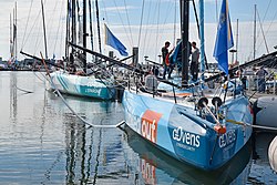 60 pieds IMOCA Linked Out à Lorient