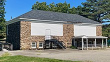 View of schoolhouse looking north 79 Mill Road, Roxbury Township, NJ - south elevation.jpg