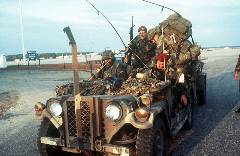 File:82d Airborne jeep Urgent Fury 1983.JPEG