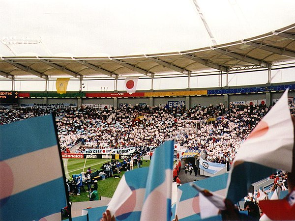 A World Cup match vs. Argentina in Toulouse in 1998