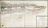 Kaart van Fort Oostenburg uit 1789