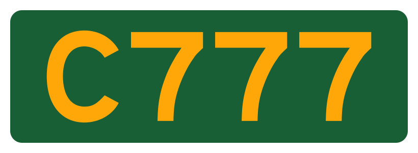 Alphanumeric. 777 Svg.