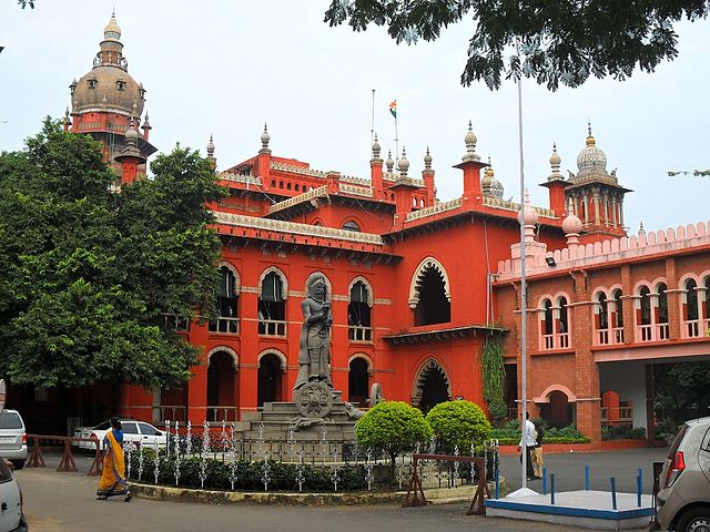 The Madras High Court in Chennai, one of the first four high courts of India