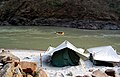 A camp site by the Ganga, Rishikesh.