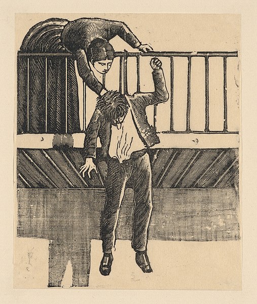 File:A woman discovering a man who has committed suicide by hanging himself from a balcony MET DP868023.jpg