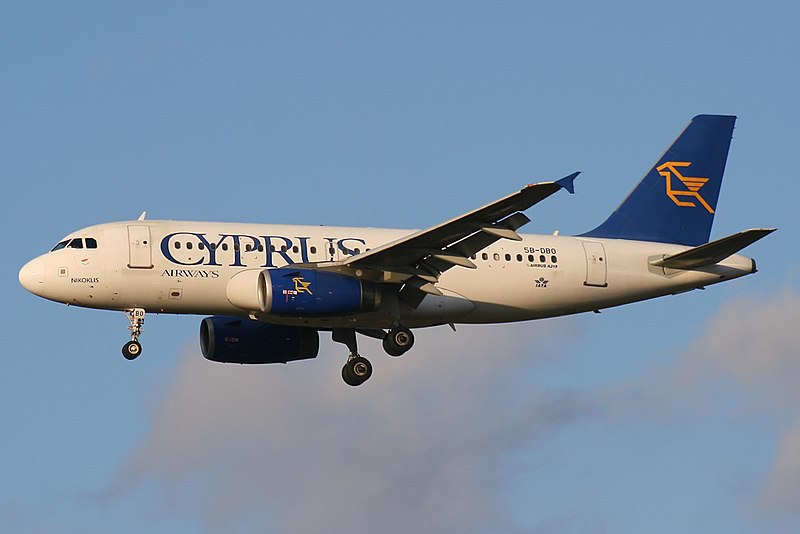 File:Airbus A319-132, Cyprus Airways JP6415867.jpg