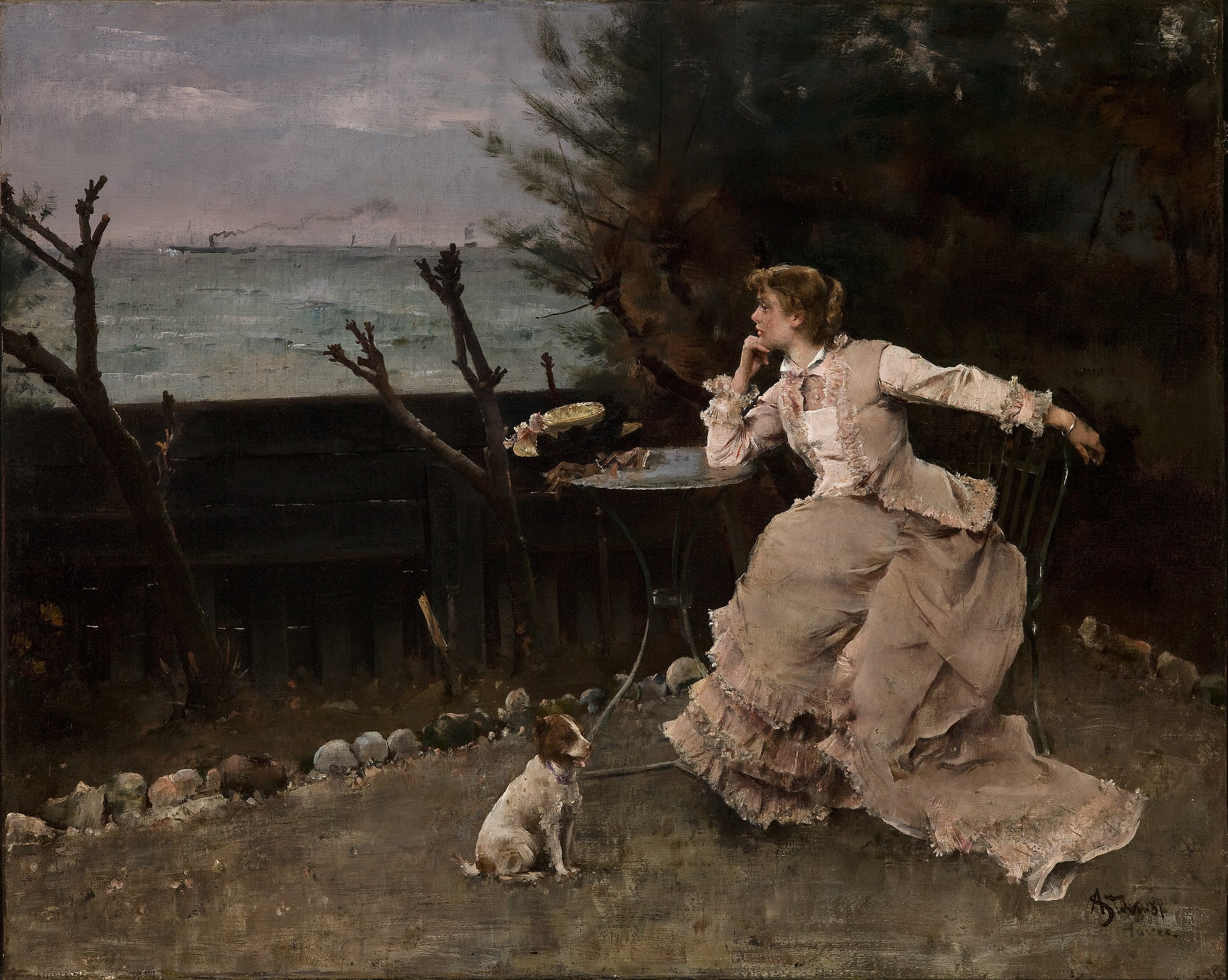 File:Alfred Stevens - In Deep Thought - 58-1916 - Saint Louis Art  Museum.jpg - Wikimedia Commons