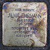 Stolperstein für Alma Ehrmann