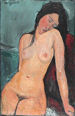 Amedeo Modigliani, Female Nude, 1916