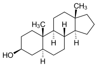 Structural formula of 3-androstanol