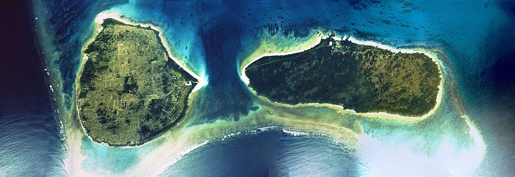 Aragusuku Islands Aerial photograph.1977