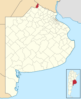 Localización de San Nicolás de los Arroyos