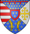 Blason de René Ier d'Anjou, duc de Bar, de Lorraine, d'Anjou, roi de Naples, en 1470