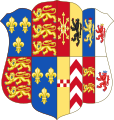Wappen von Anna von Kleve, nach ihrer Heirat mit Heinrich VIII.