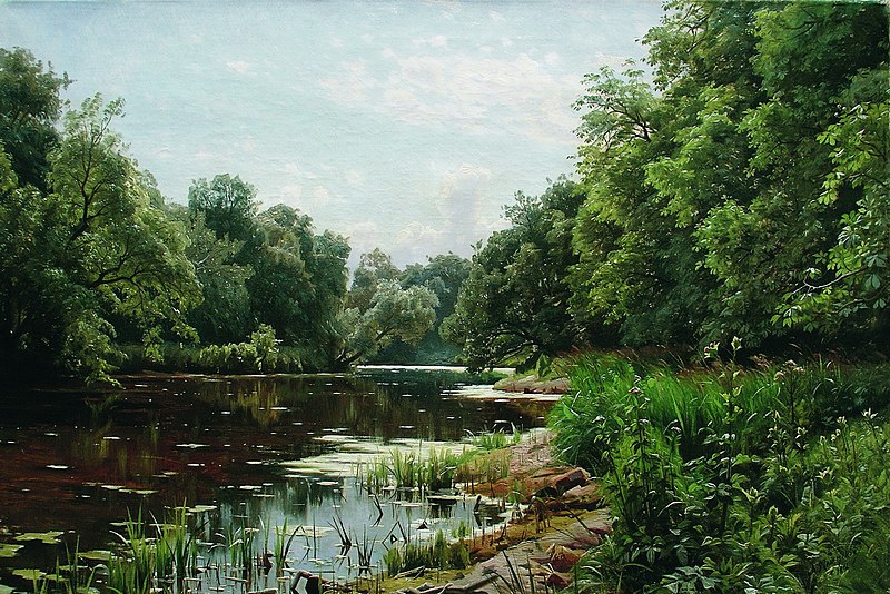 File:Arseny Meshchersky - An Overgrown Pond.jpg