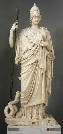 Римская копия греческой статуи «Паллада Джустиниани».