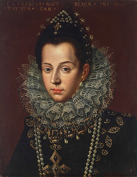 File:Attributed to Sofonisba Anguissola - Catalina Micaela, Duchess consort of Savoy.jpg