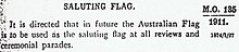 Extract from the Australian Army Military Orders manual. Australian Army Military Order 135 11.jpg