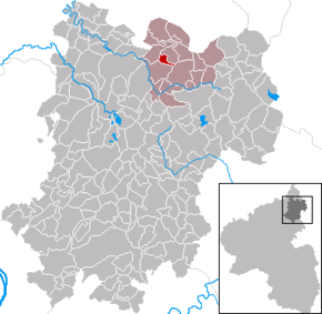 Poziția Bölsberg pe harta districtului Westerwaldkreis