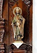 San Fernando, patrono della parrocchia.