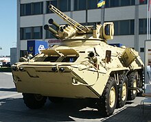 Ukrainian BTR-3E1M in desert camouflage