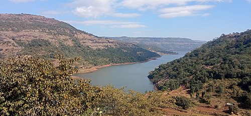 Dimbhe dam on Ghod River, Ambegaon Photographer: Balasaheb Pokharkar