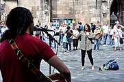 Deutsch: Straßenmusik, Giovanni Bassano,40. Musikfestival Bardentreffen 2015 in Nürnberg / Deutschland English: Buskers / street artists, Giovanni Bassano,40th music festival 'Bardentreffen' 2015 at Nuremberg, Germany Festivalsommer This photo was created with the support of donations to Wikimedia Deutschland in the context of the CPB project "Festival Summer". Deutsch ∙ English ∙ español ∙ français ∙ italiano ∙ português ∙ sicilianu ∙ svenska ∙ Türkçe ∙ беларуская (тарашкевіца) ∙ македонски ∙ українська ∙ +/−