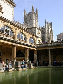 Termas romanas de Bath, Inglaterra.