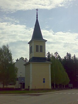 Bell tower of Rautavaara Finland.jpg