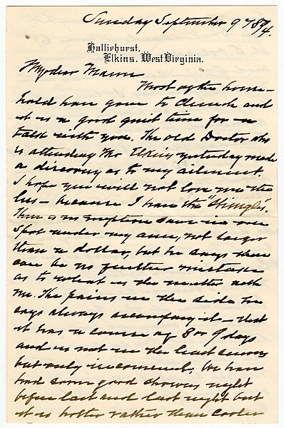 File:Benjamin Harrison letter to Mary Lord Dimmick, September 9, 1894 - DPLA - a0a91c35a9d894189cc743034e3d32ee (page 1).jpg