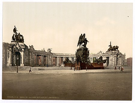 Berlin Kaiser Wilhelm I Denkmal um 1900