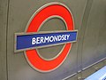 Bermondsey station roundel.JPG
