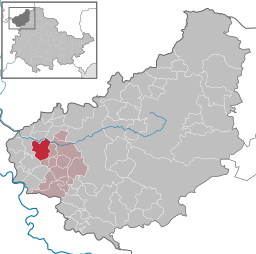 Läget för kommunen Birkenfelde i Landkreis Eichsfeld