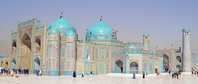 File:Blue Mosque in the northern Afghan city in 2012.jpg