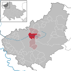 Розташування Боденроде-Вестгаузен