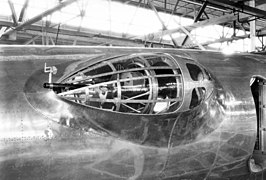 Torreta lateral en el prototip de l'B-17.