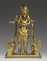 Bohemian Reliquary with the Man of Sorrows in the Walters Art Museum.