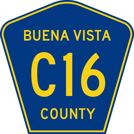 File:Buena Vista County Route C16 IA.svg