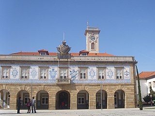 Póvoa de Varzim City Hall building in Póvoa de Varzim, Porto District, Portugal