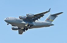 A C-17 Globemaster III stationed at March