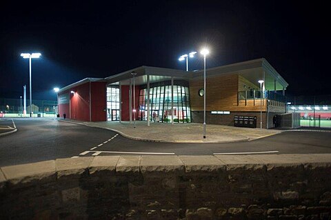 CCB Centre for Sporting Excellence Main Building front entrance.jpg