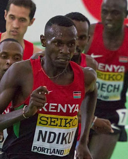 Caleb Ndiku Kenyan middle- and long-distance runner