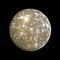 Callisto op ’n afstand van 1 miljoen km.